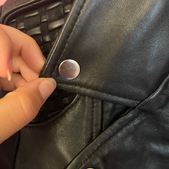 Maje leather jacket - genuine leather size 40 (S/M) - Picture 8 of 14